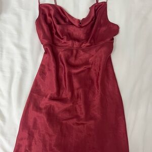 Victoria's Secret Deep Red Mini Dress